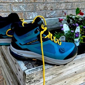 Topo waterproof trail venture hiking boots .